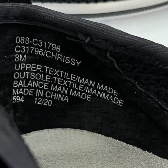 Cliffs by White Mountain Chrissy Knit Ballet Flats Size 8 Black Athleisure - Picture 6 of 8